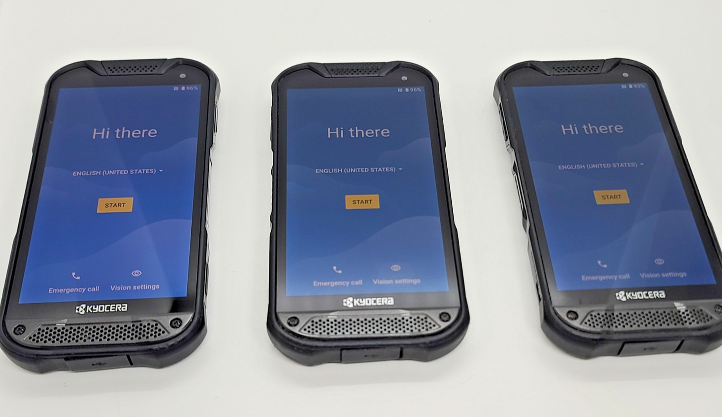Lot of 3 Kyocera DuraForce Pro 2 64GB (1-AT&T) (2-UL) 4G LTE Smartphone 4GB RAM