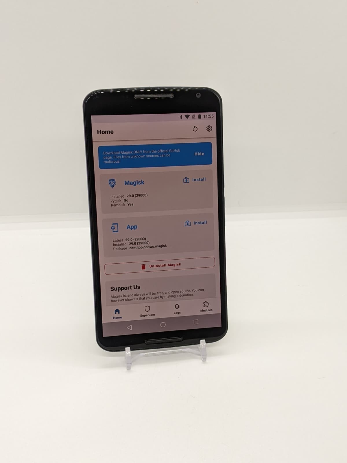 Rooted Motorola Nexus 6 32GB Unlocked Android 4G LTE Smartphone XT1103