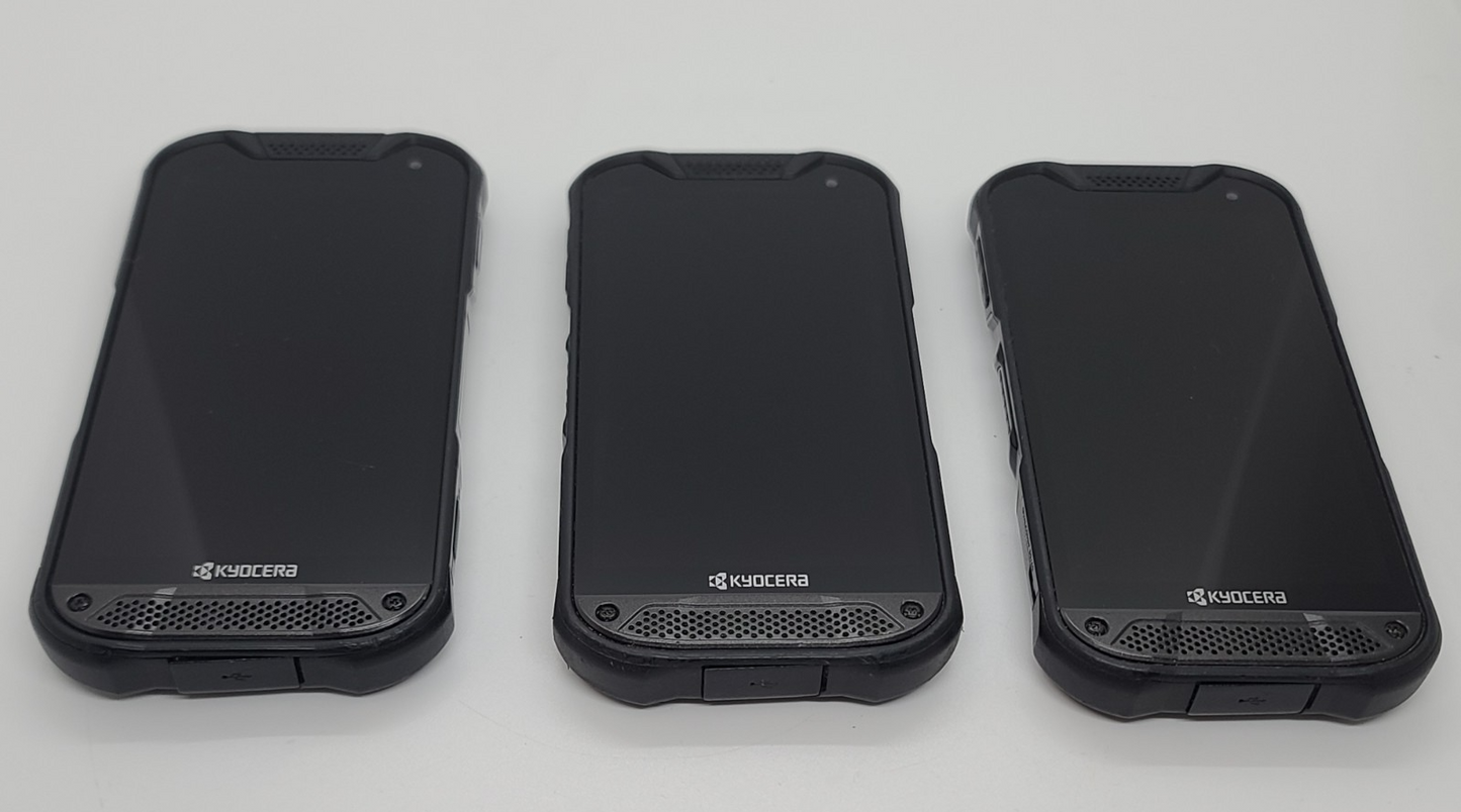 Lot of 3 Kyocera DuraForce Pro 2 64GB (1-AT&T) (2-UL) 4G LTE Smartphone 4GB RAM
