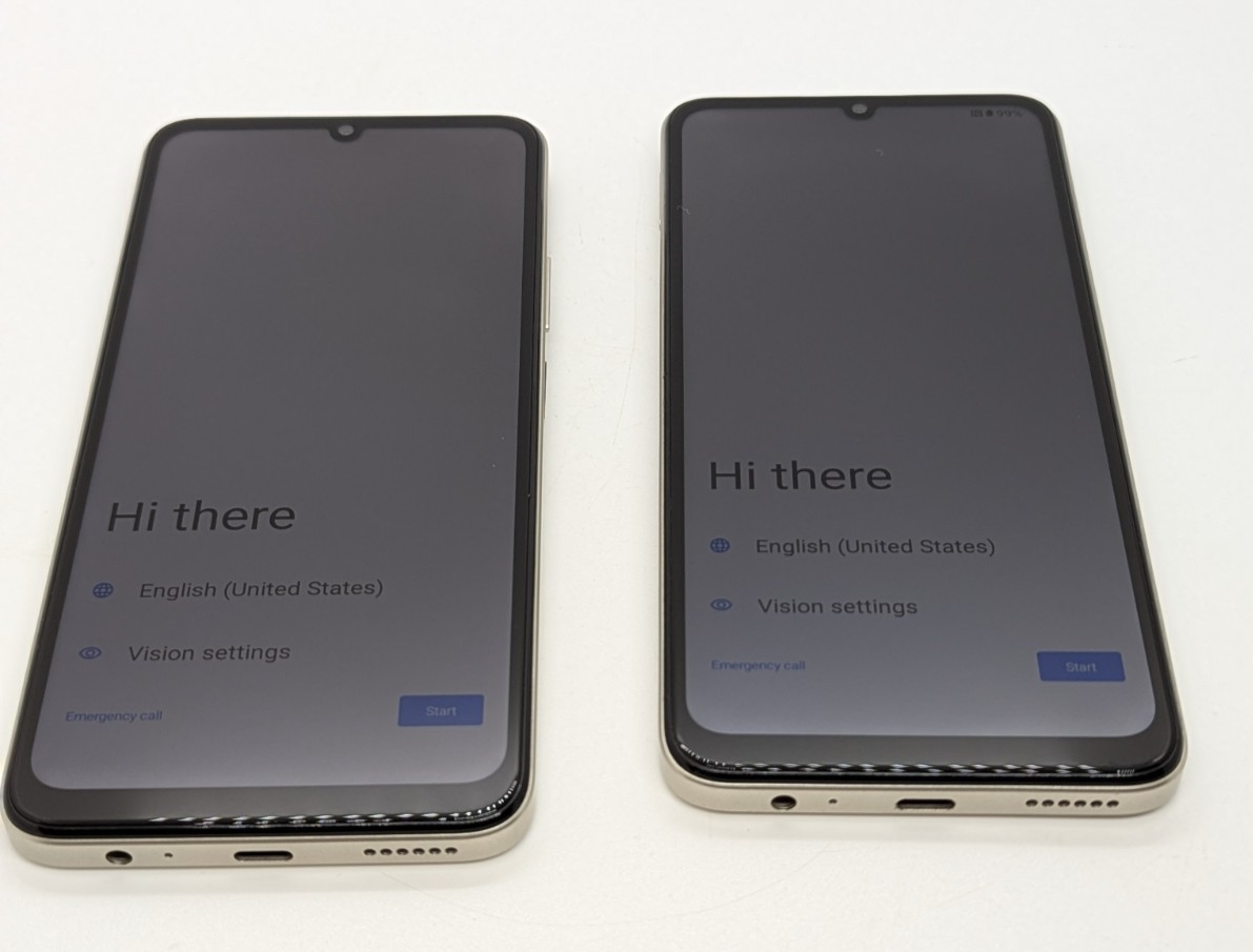 Lot of 2 - Cricket Outlast 5G 128GB (Cricket Only) 5N509C Android Smartphones