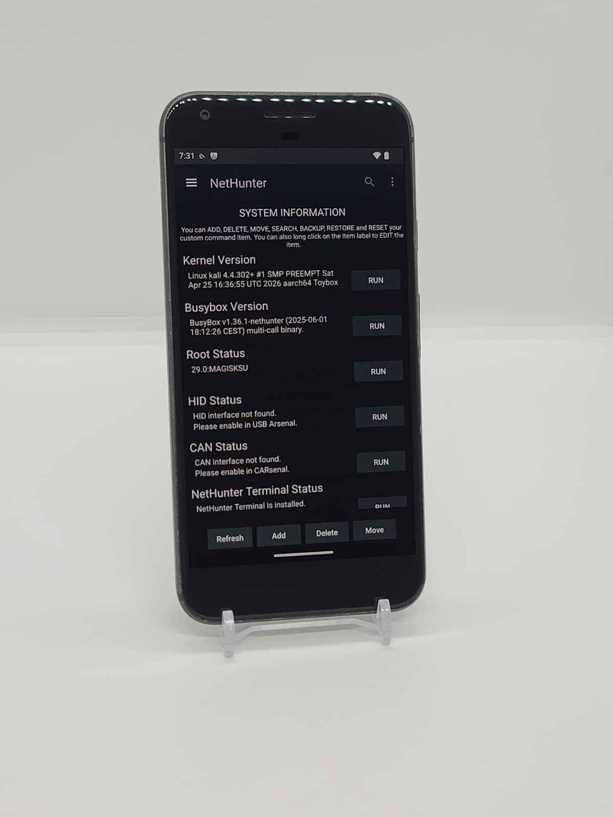 Degoogled Pixel XL 32GB Rooted Lineage OS 22.2 Kali Nethunter New Battery