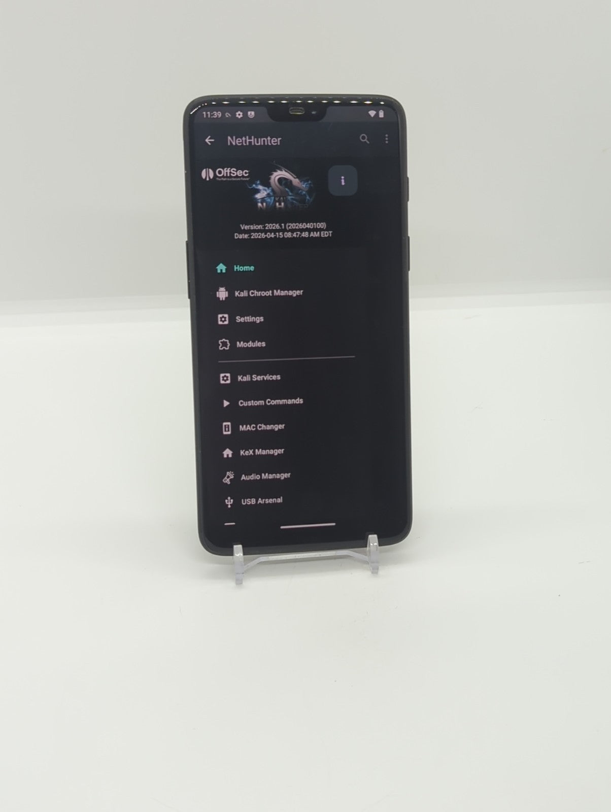 OnePlus 6 128GB Rooted LineageOS Kali Nethunter Smartphone 8GB RAM Dual Sim