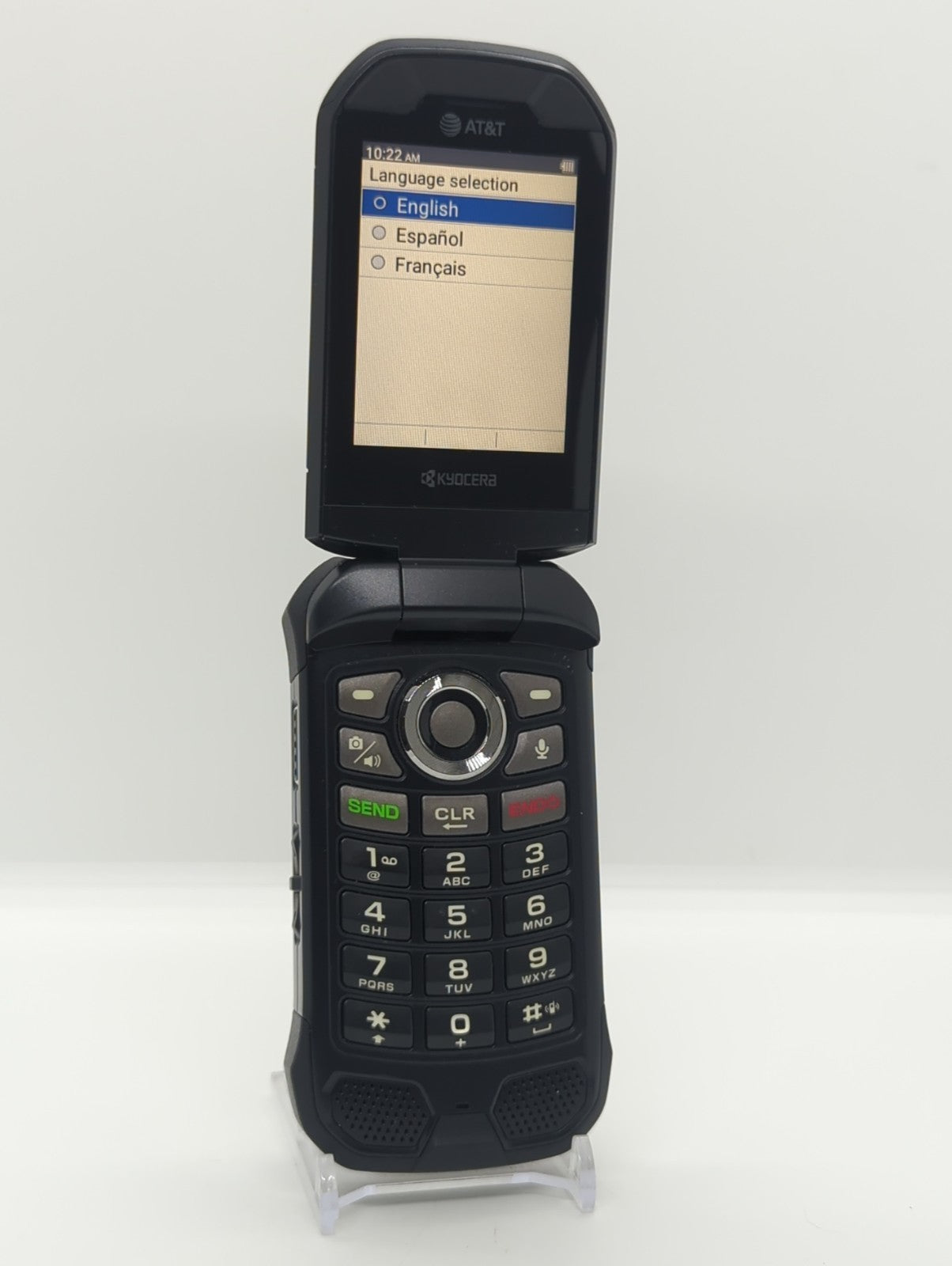 Kyocera DuraXE Epic 16GB (AT&T Unlocked) Rugged 4G LTE Flip Phone E4830