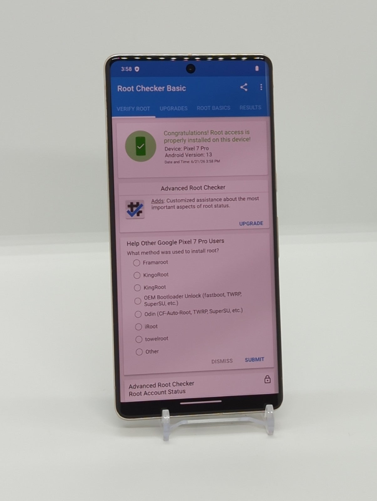 Google Pixel 7 Pro 128GB Magisk Rooted LSPosed Android Smartphone 12GB RAM Hazel