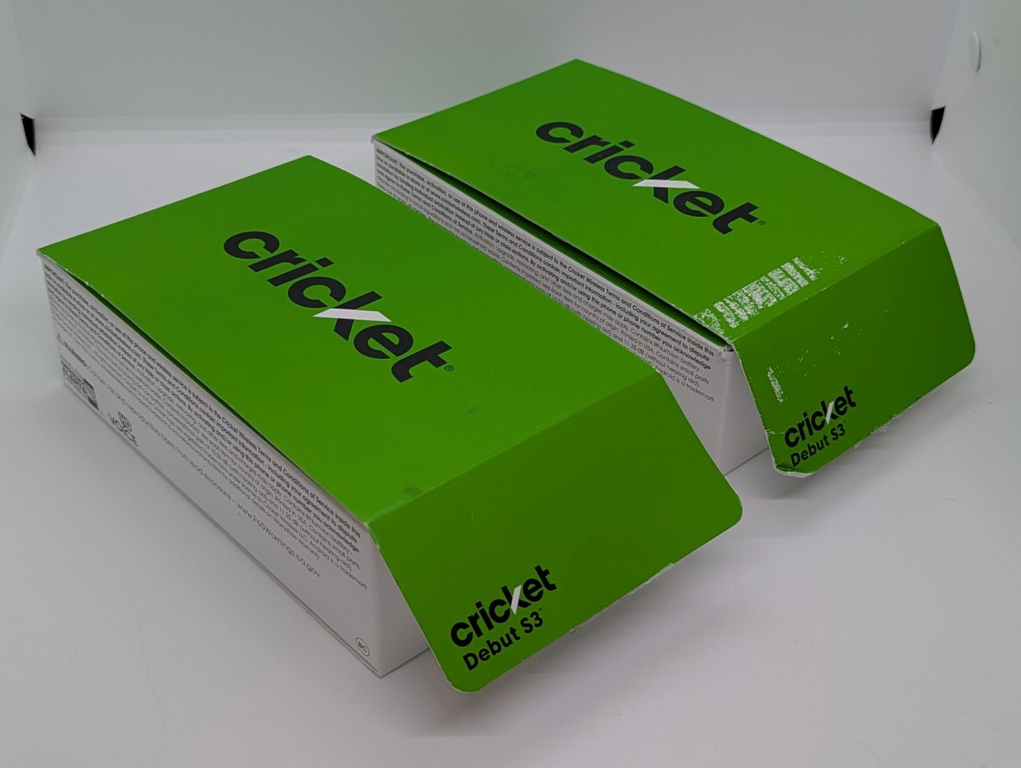 Lot of 2 - Cricket Debut S3 (Cricket Only) 4G LTE Android Smartphone U572AC