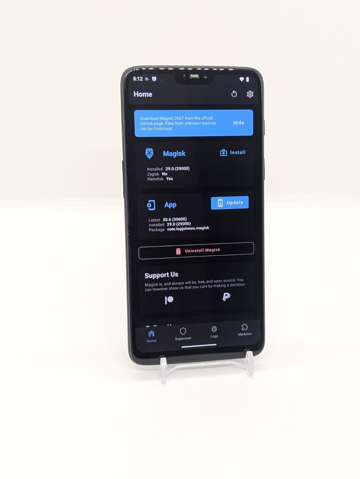 Degoogled Rooted OnePlus 6 128GB Lineage Kali Nethunter A6003 8GB RAM