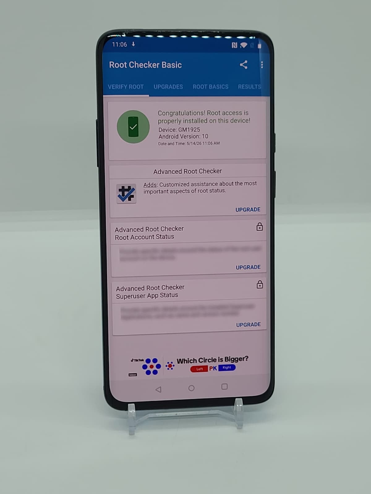 Magisk Rooted OnePlus 7 Pro 5G 256GB Unlocked Android 10 Blue Smartphone 8GB RAM