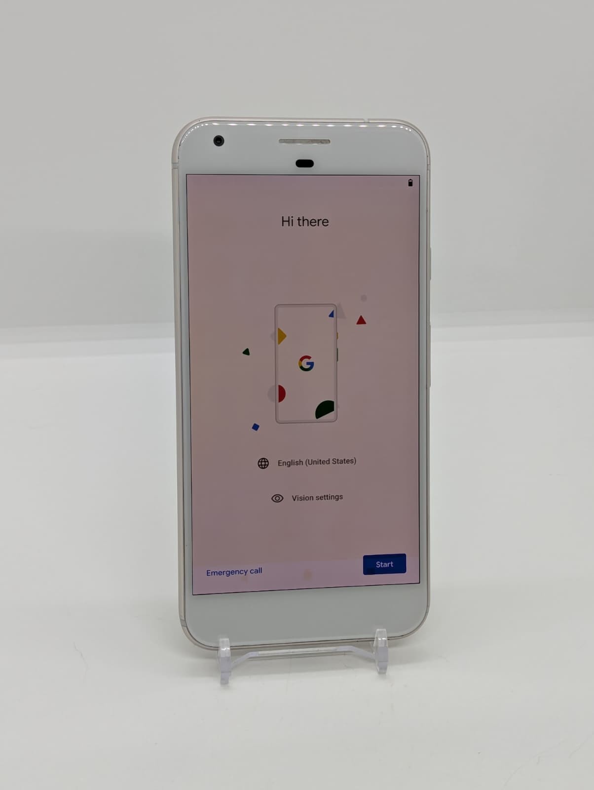Google Pixel XL 32GB Network Unlocked Silver 4G Smartphone 2PW2100 New Battery!