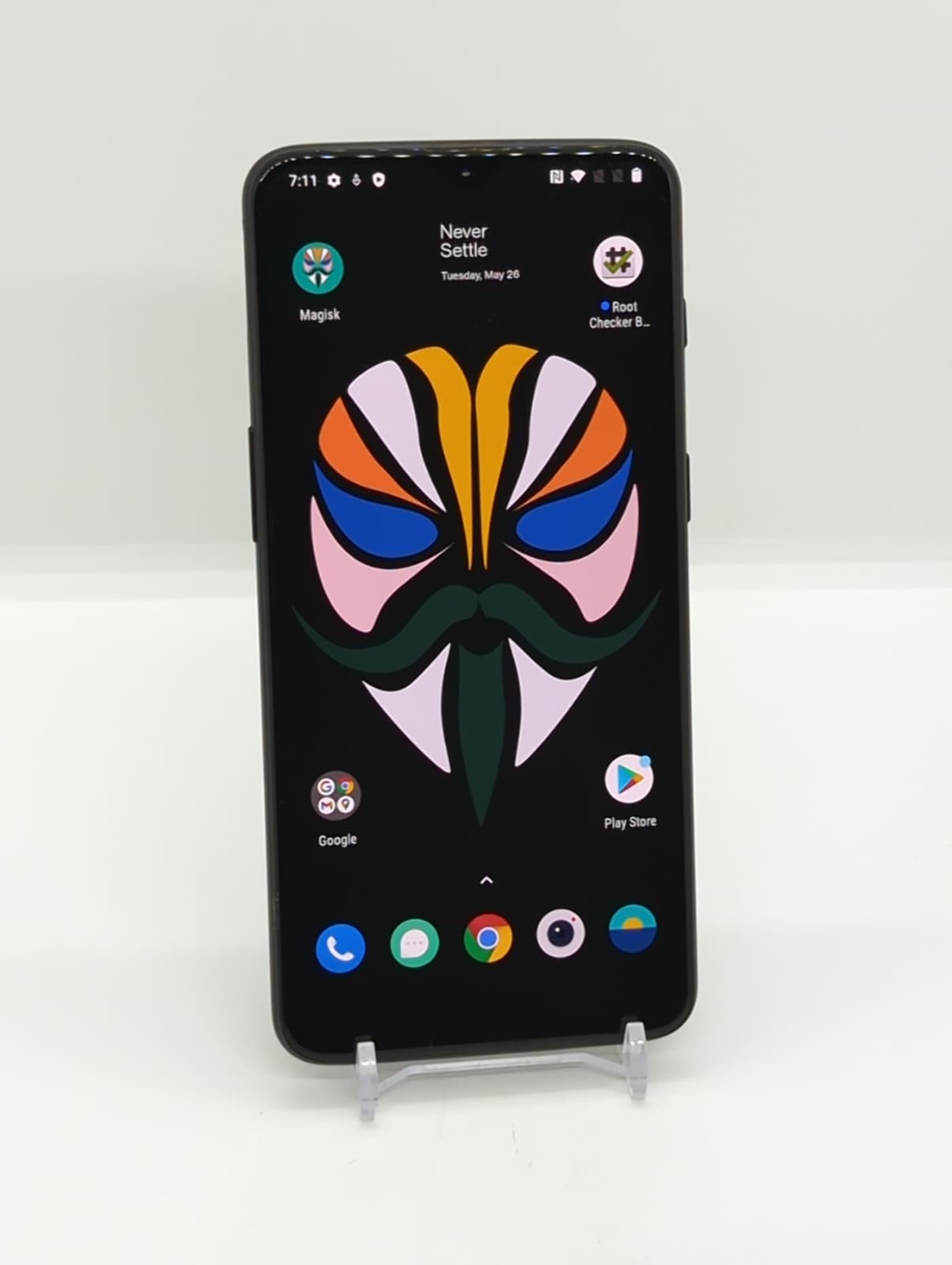 Rooted OnePlus 6T 128GB Unlocked Magisk Rooted Smartphone A6013 6GB RAM Dual Sim