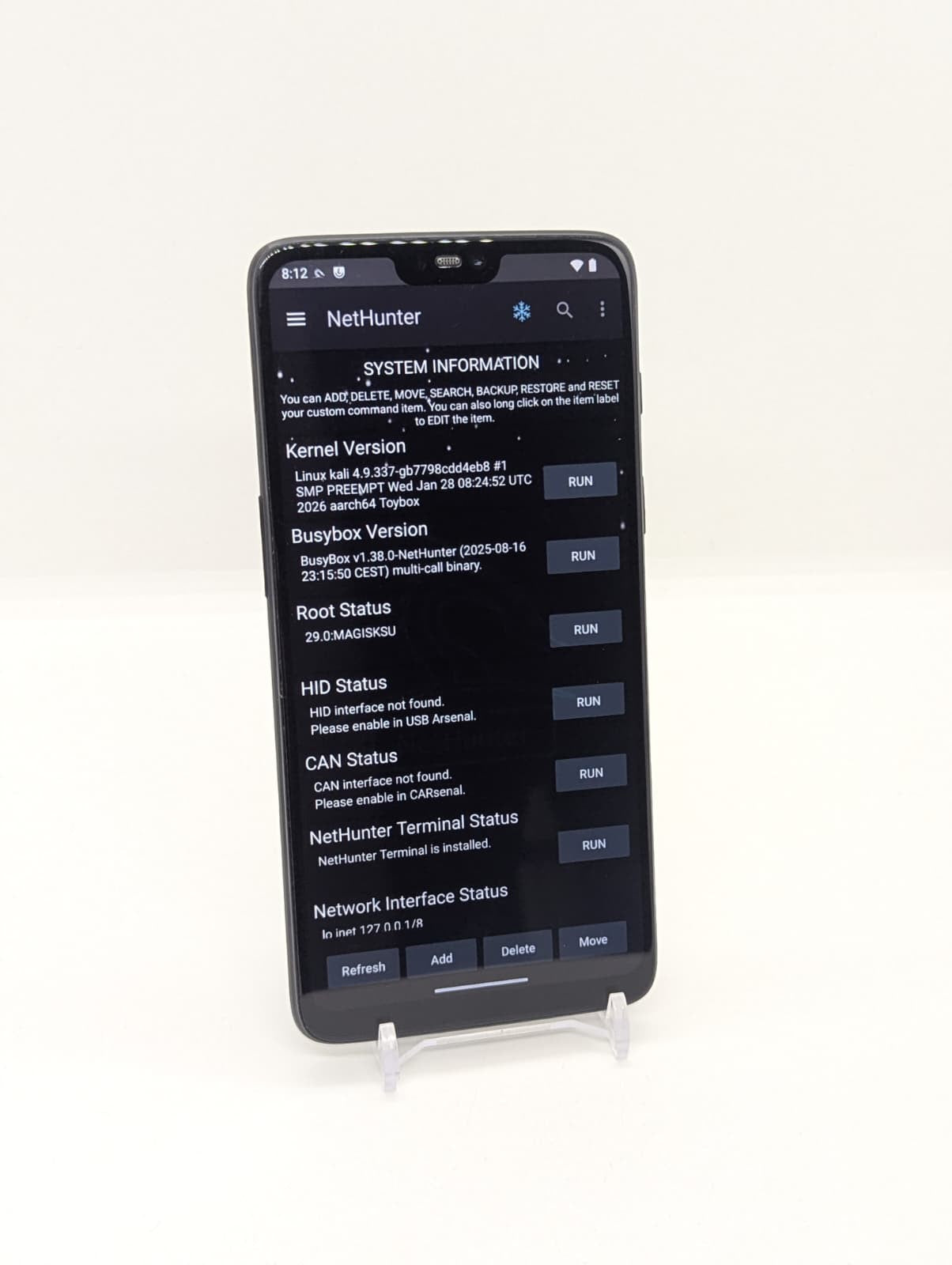 Degoogled Rooted OnePlus 6 64GB LineageOS Kali Nethunter A6003 6GB RAM