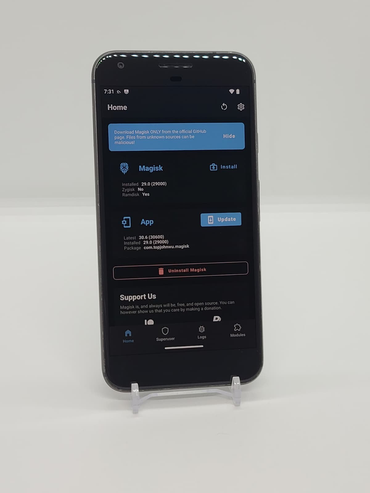Degoogled Pixel XL 32GB Rooted Lineage OS 22.2 Kali Nethunter New Battery