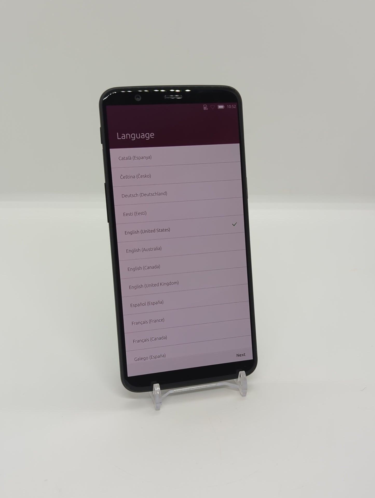 OnePlus 5T 64GB Unlocked Ubuntu Touch Linux Smartphone 6GB RAM A5010 Dual Sim