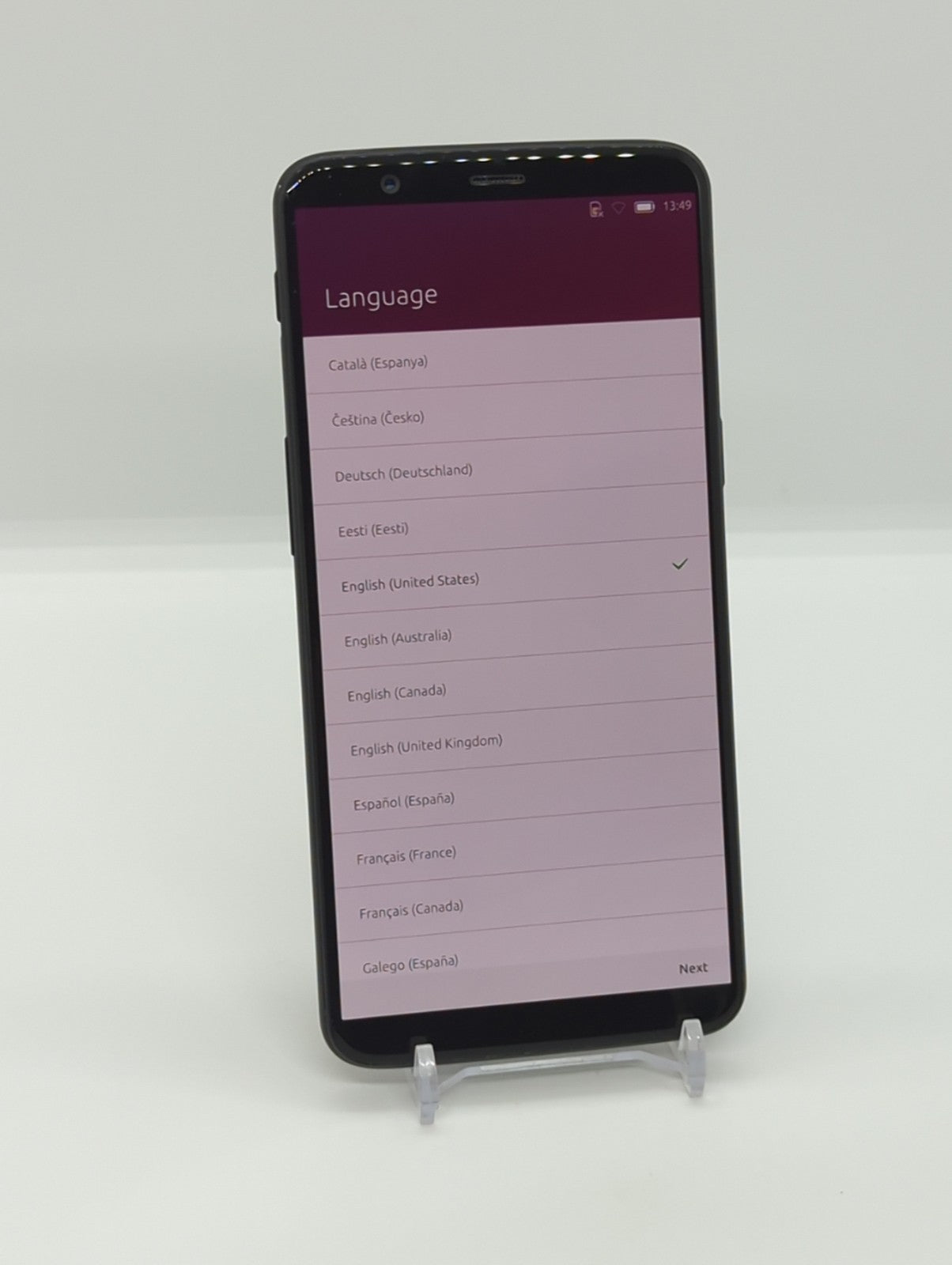 OnePlus 5T 128GB Unlocked Ubuntu Touch Linux Smartphone 8GB RAM A5010 Dual Sim B