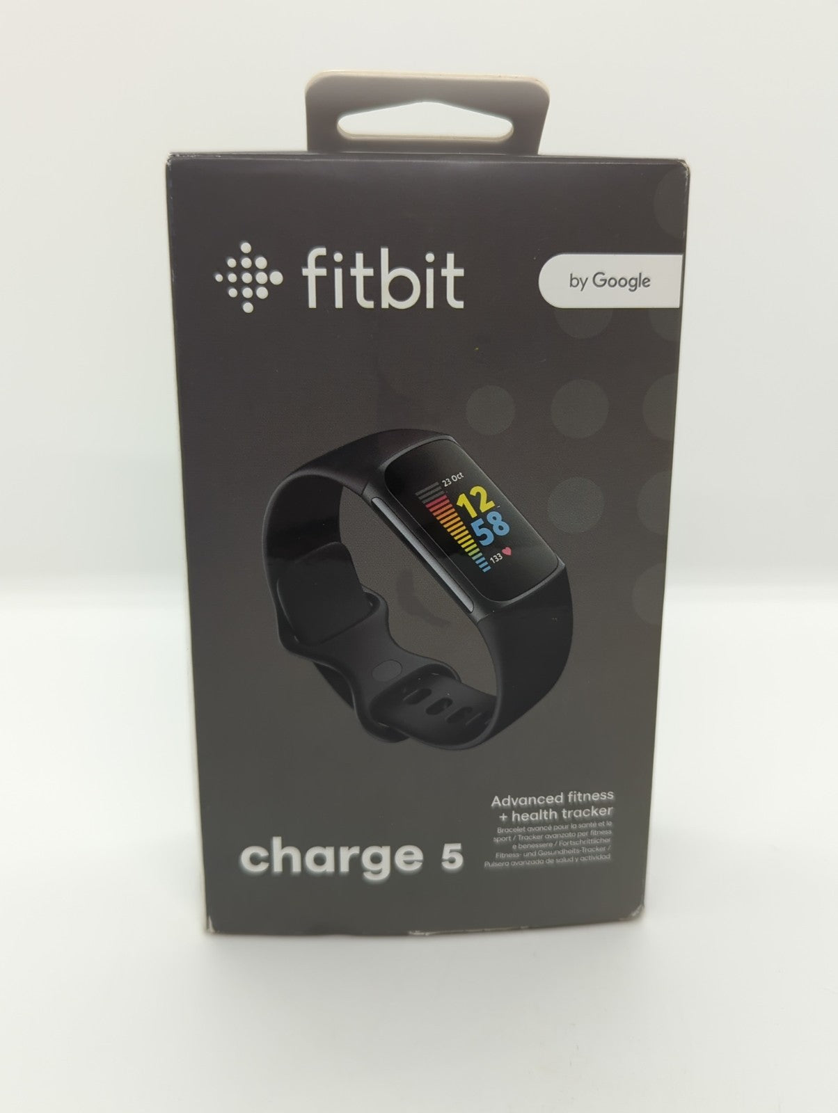 Fitbit Charge 5 Activity Tracker Black Graphite Stainless Steel w/ Extra GREAT!