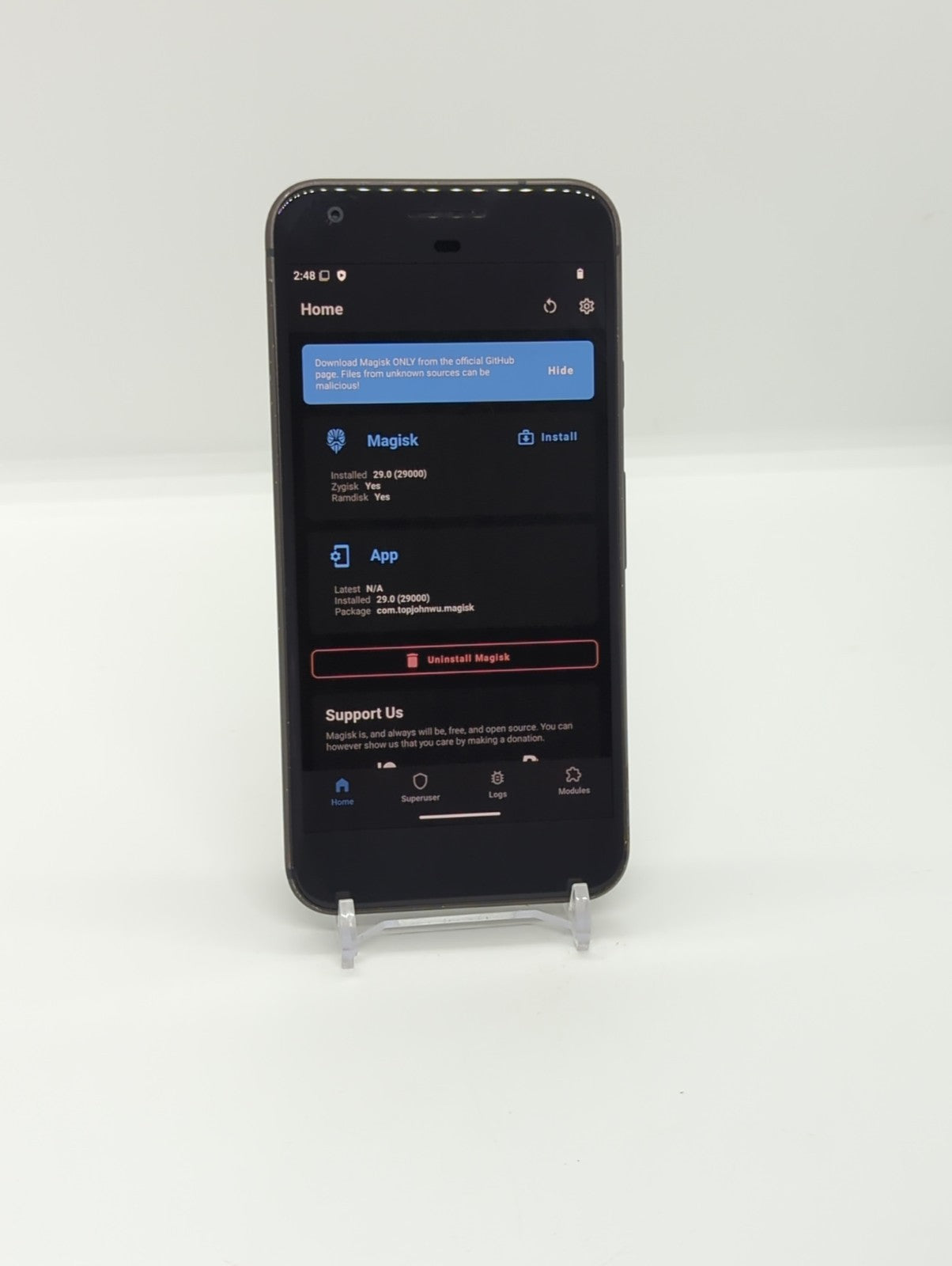 Google Pixel 32GB Rooted Unlocked Android 15 LineageOS 22.2 Smartphone PW4100