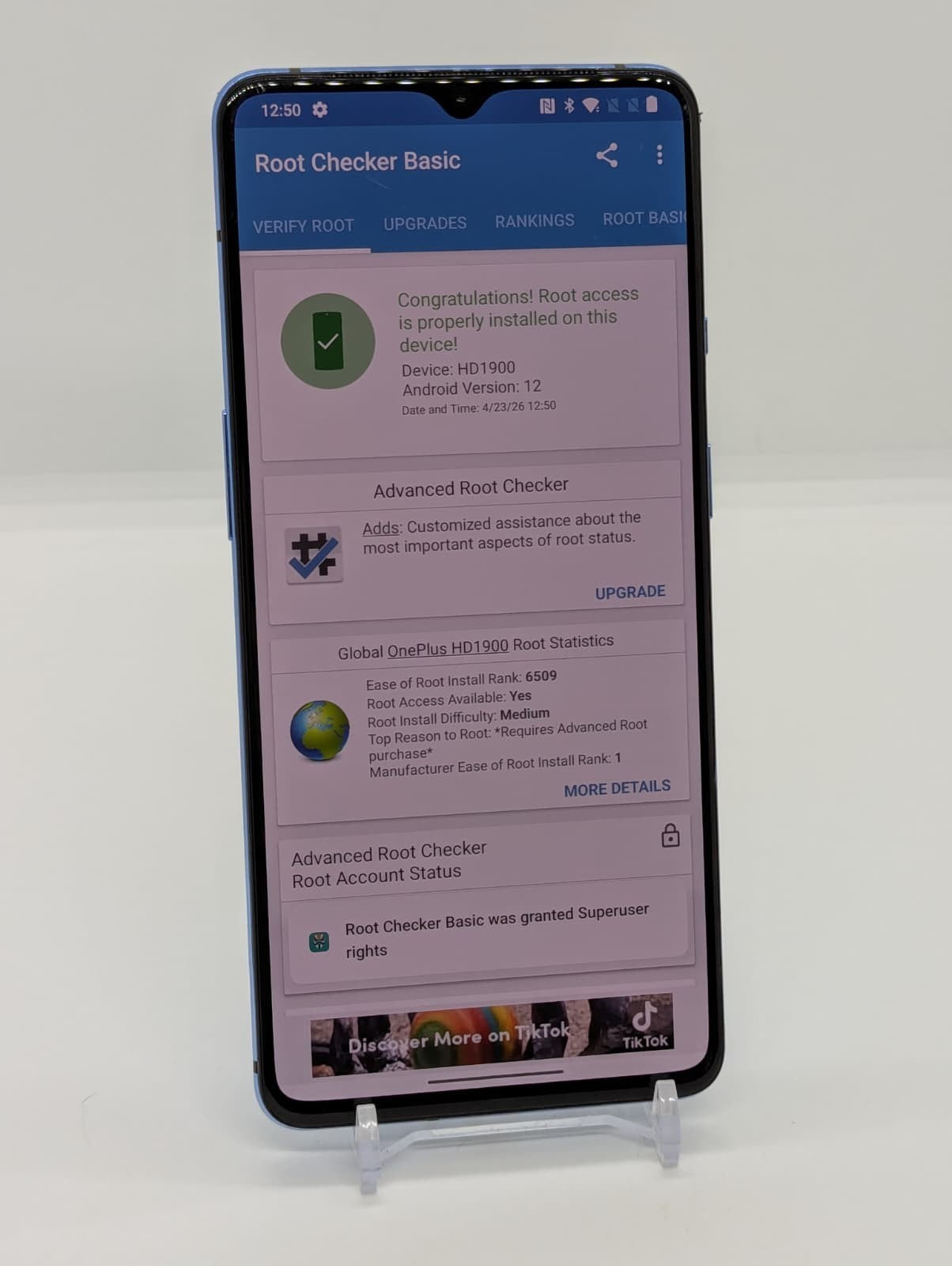 OnePlus 7T 128GB Magisk Rooted Unlocked 8GB RAM LSPosed Framework Dual Sim