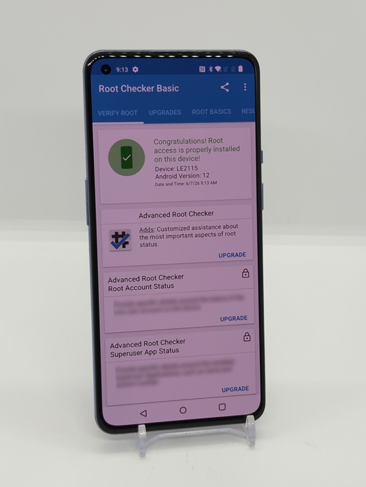 OnePlus 9 5G 128GB Magisk Rooted LSPosed Framework 8GB RAM Android 12 LE2117