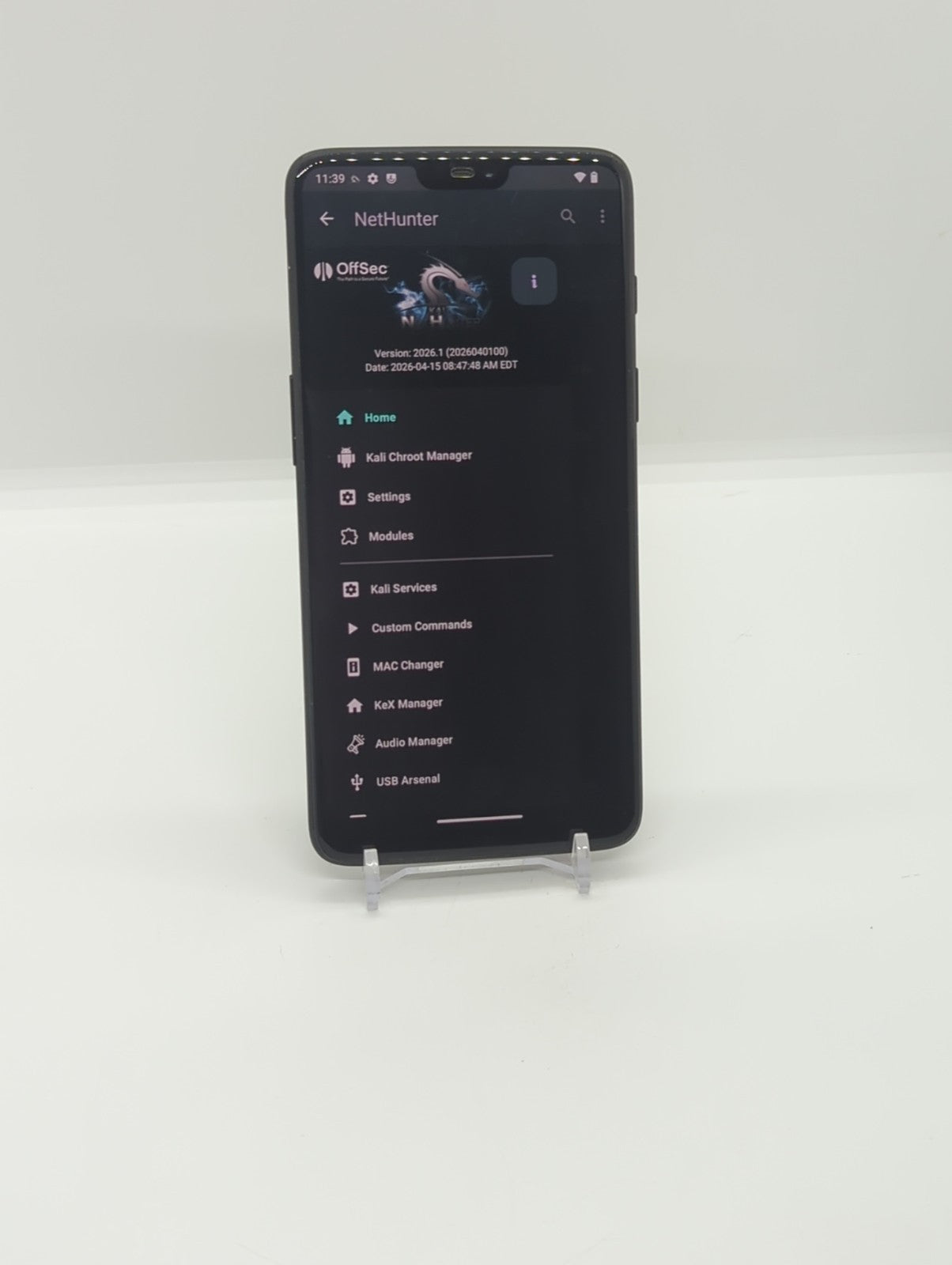 OnePlus 6 128GB Rooted LineageOS Kali Nethunter Smartphone 8GB RAM Dual Sim