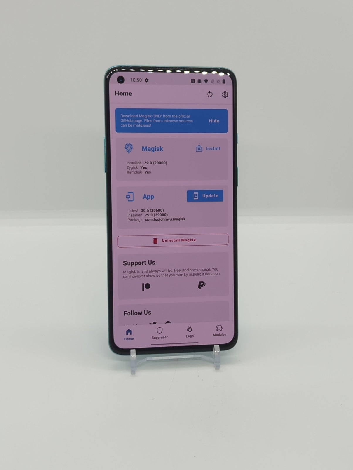 OnePlus 8T 256GB Unlocked Magisk Rooted LSPosed Framework 12GB RAM Dual Sim