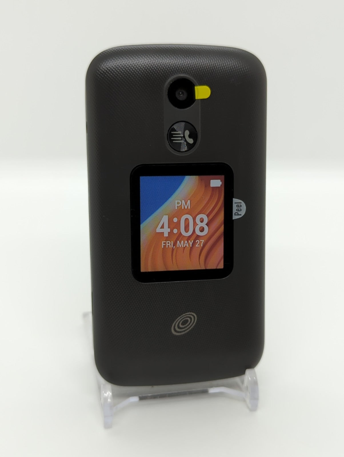 TCL Flip 2 4GB (TracFone/ Unlocked) Gray Flip Phone T408DL USBC GREAT - WORKING!