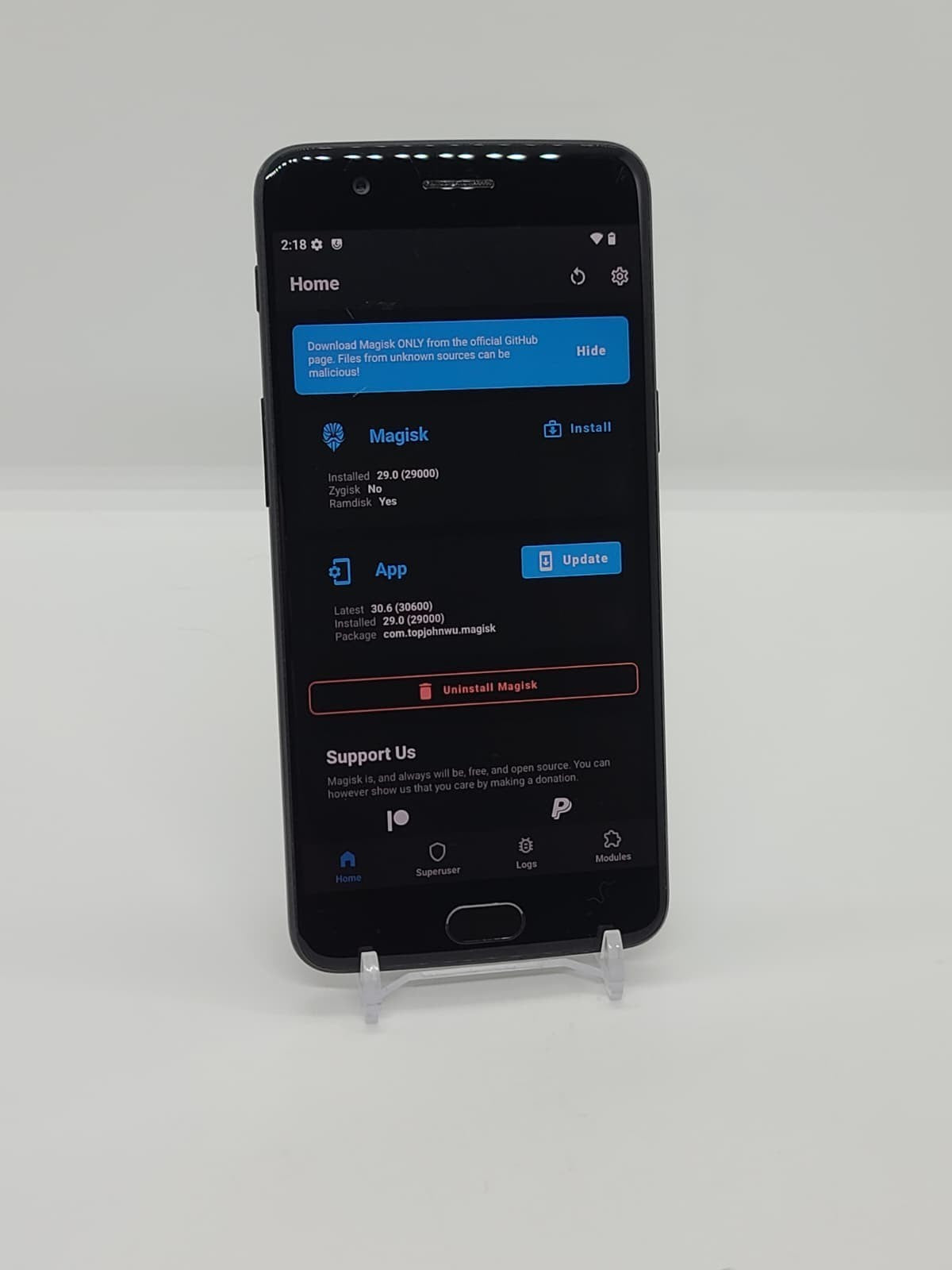Magisk Rooted OnePlus 5 128GB 8GB RAM Rooted LineageOS Smartphone A5000