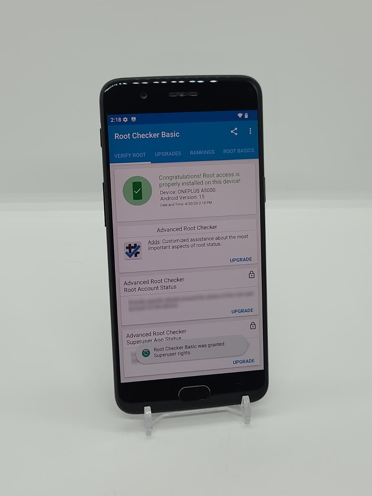 Magisk Rooted OnePlus 5 128GB 8GB RAM Rooted LineageOS Smartphone A5000