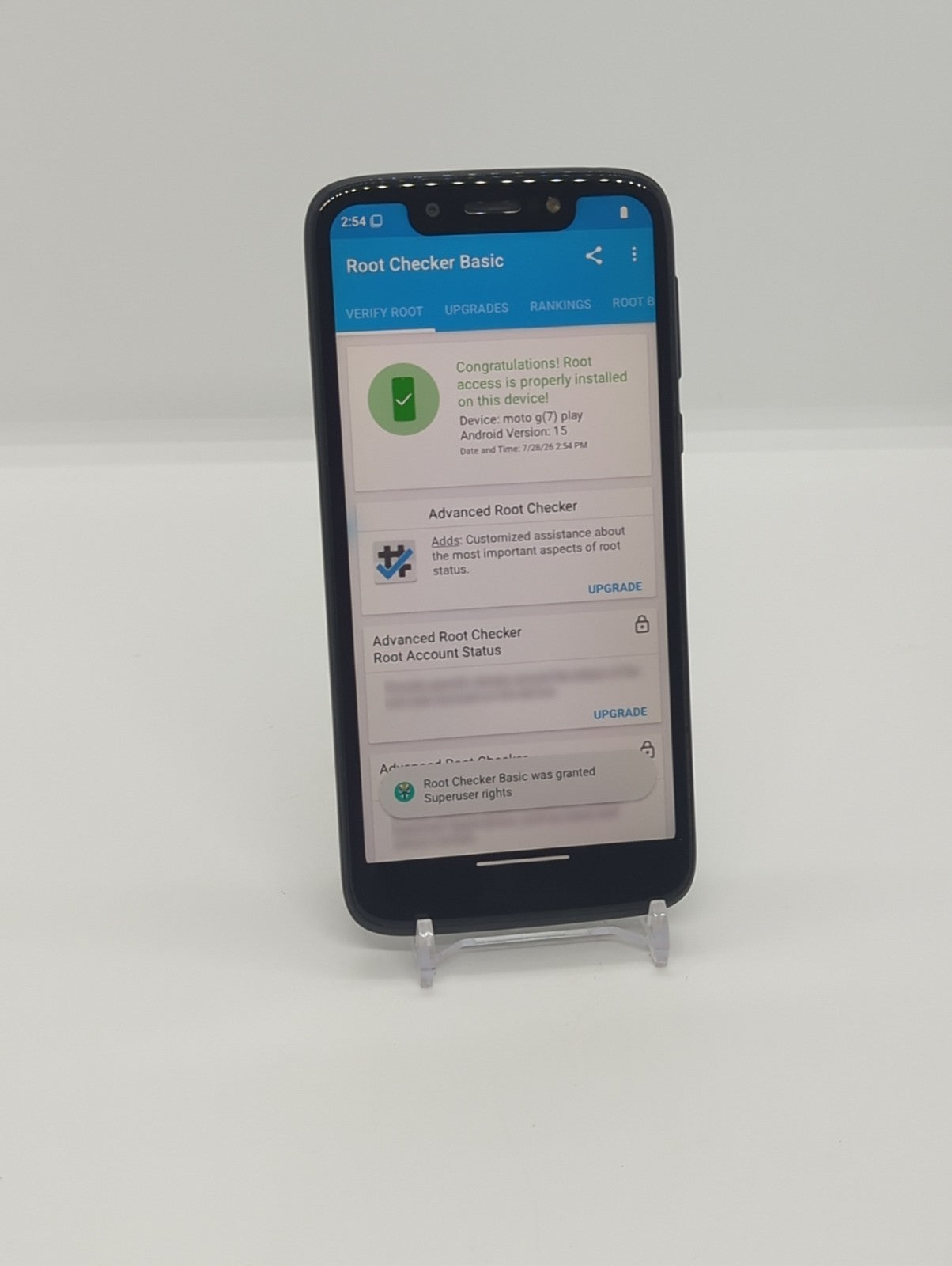 Motorola Moto G7 Play 32GB Rooted LSPosed Framework Lineage Smartphone XT1952-4