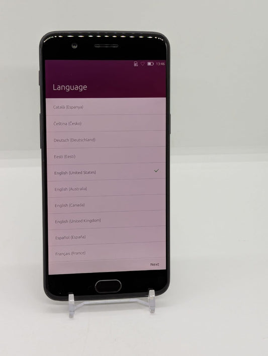 OnePlus 5 128GB Unlocked Ubuntu Touch Linux Smartphone 8GB RAM A5000 Dual Sim