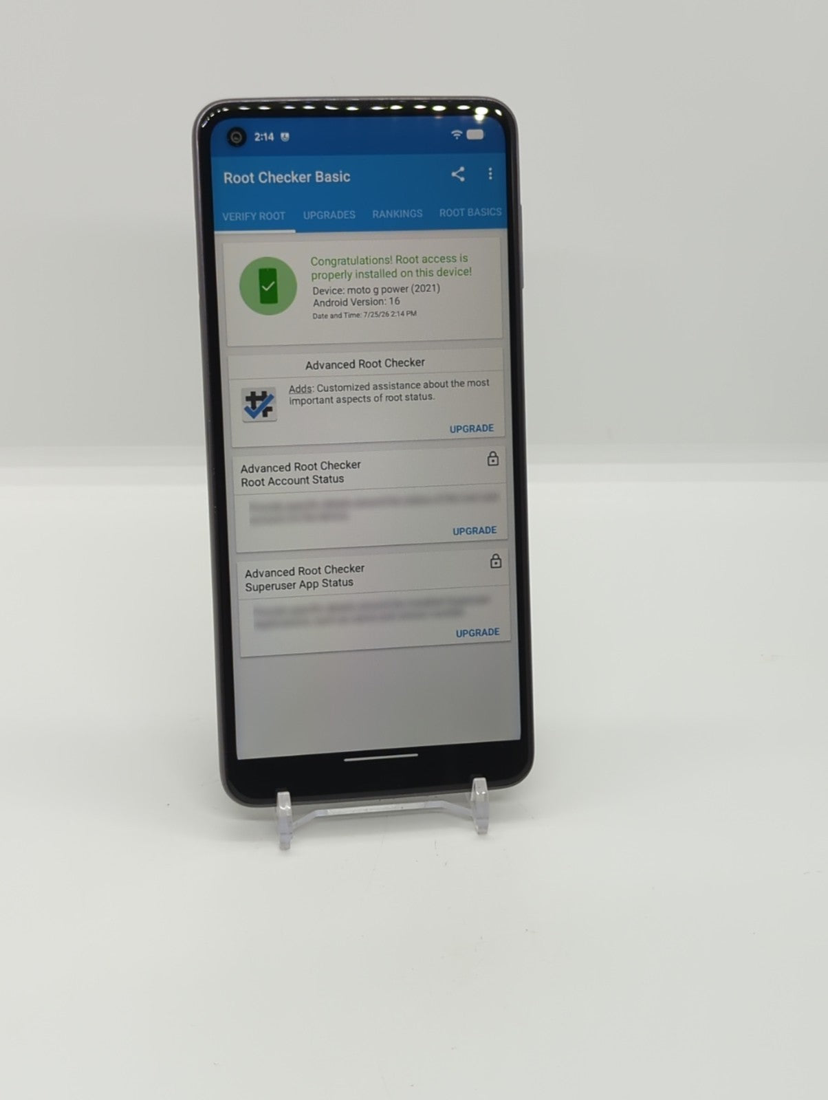Moto G Power (2021) 64GB Wi-Fi Only Rooted LineageOS LSPosed Framework XT2117-4