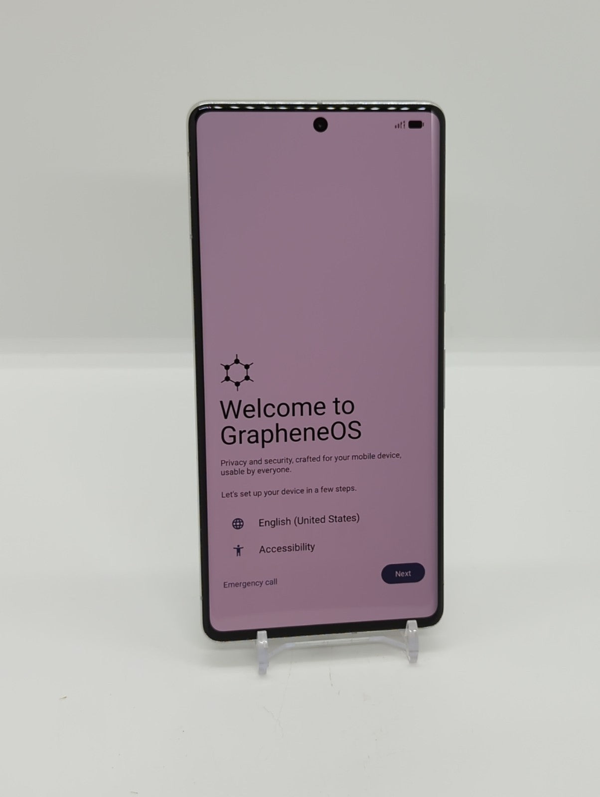 Google Pixel 7 Pro 128GB Degoogled GrapheneOS Privacy Snow Smartphone 12GB RAM