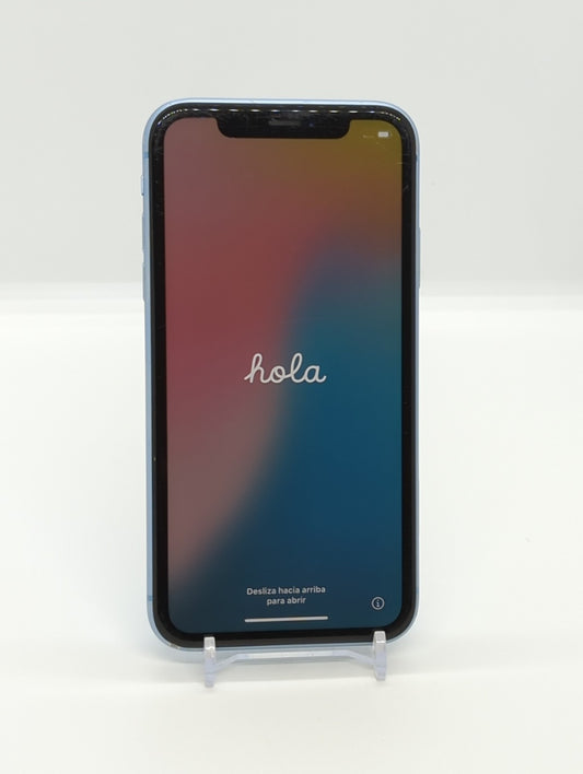 Apple iPhone XR 64GB Factory Unlocked Blue Smartphone A1984 FOR PARTS WORKS