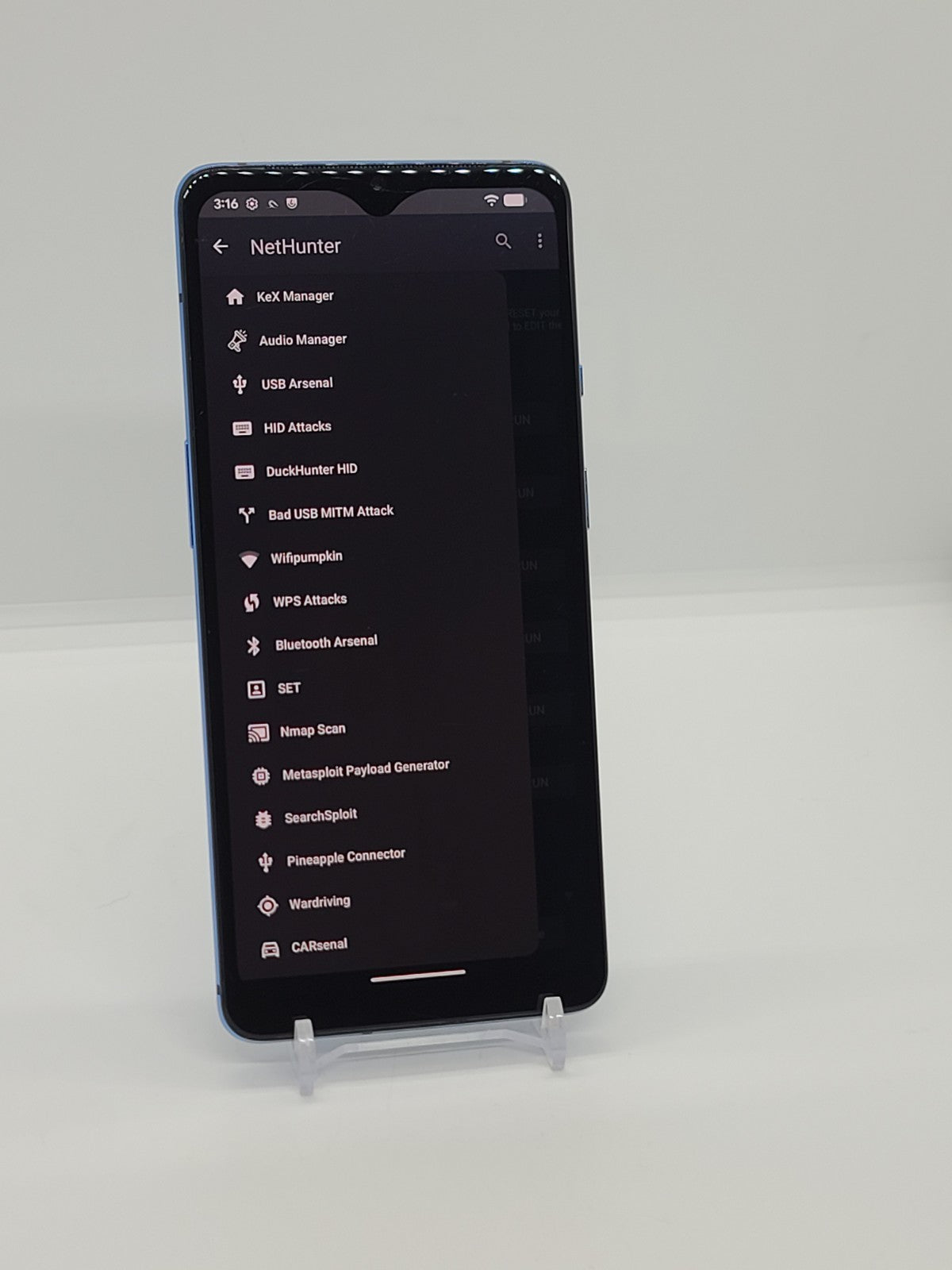 Degoogled OnePlus 7T 128GB Rooted Lineage OS Kali NetHunter 8GB RAM HD1901 Blue
