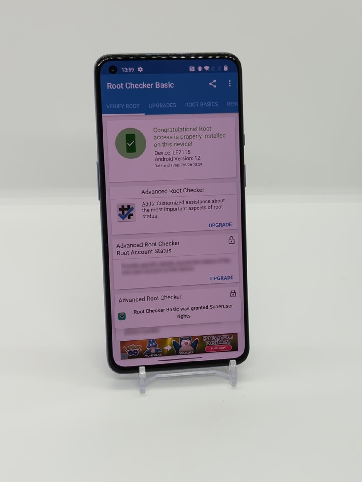 OnePlus 9 128GB Rooted LSPosed 8GB RAM Android 12 FOR PARTS WORKS Wi-Fi Only