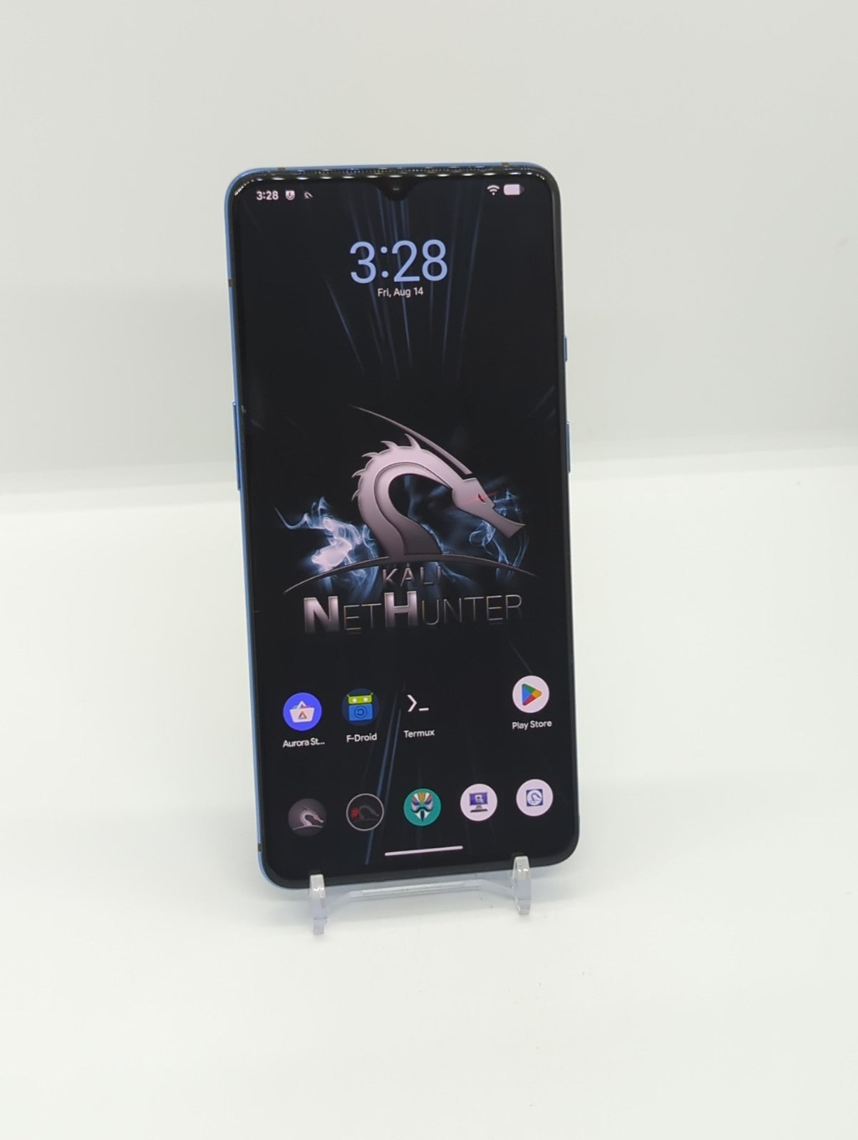 OnePlus 7T 128GB Rooted Unlocked LineageOS Kali NetHunter 8GB RAM HD1901 Blue