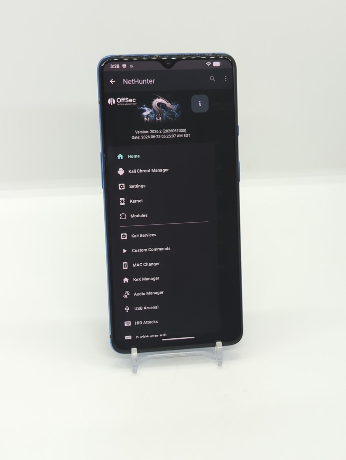 OnePlus 7T 128GB Rooted Unlocked LineageOS Kali NetHunter 8GB RAM HD1901 Blue