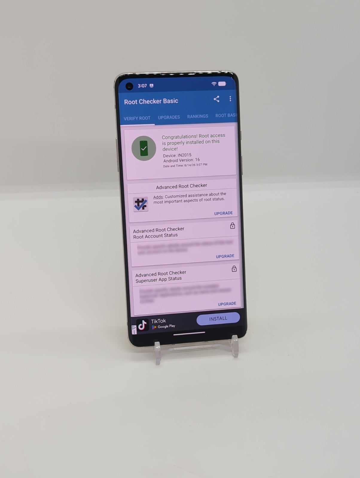 OnePlus 8 128GB (T-Mobile) Rooted LSPosed Framework 8GB RAM LineageOS Smartphone