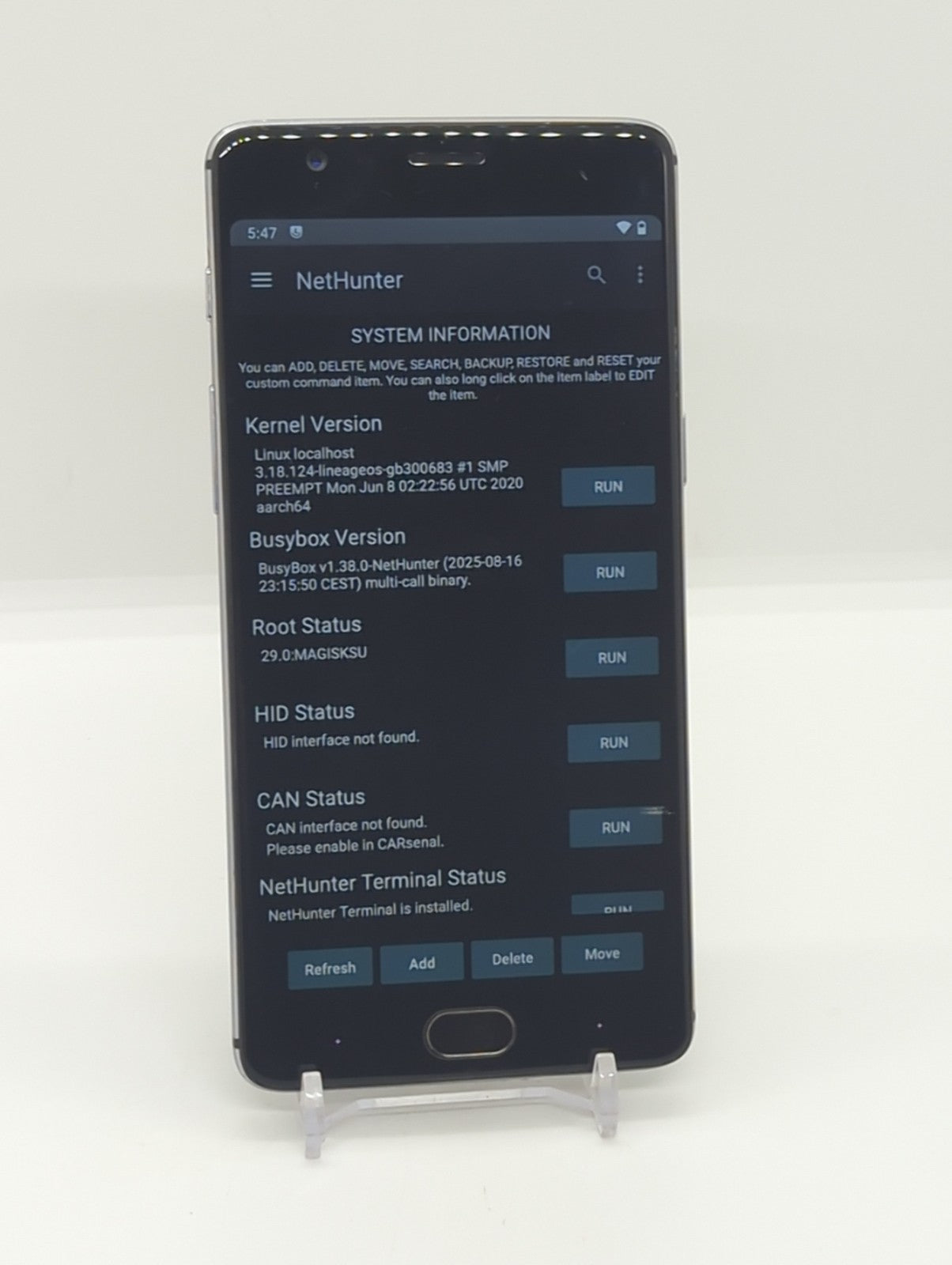 OnePlus 3 64GB 6GB RAM Degoogled Rooted LineageOS Kali Nethunter Device A3000