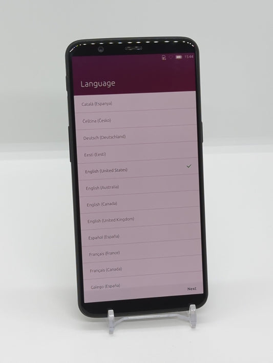 OnePlus 5T 128GB Ubuntu Touch Linux Unlocked Smartphone 8GB RAM A5010 Dual Sim.