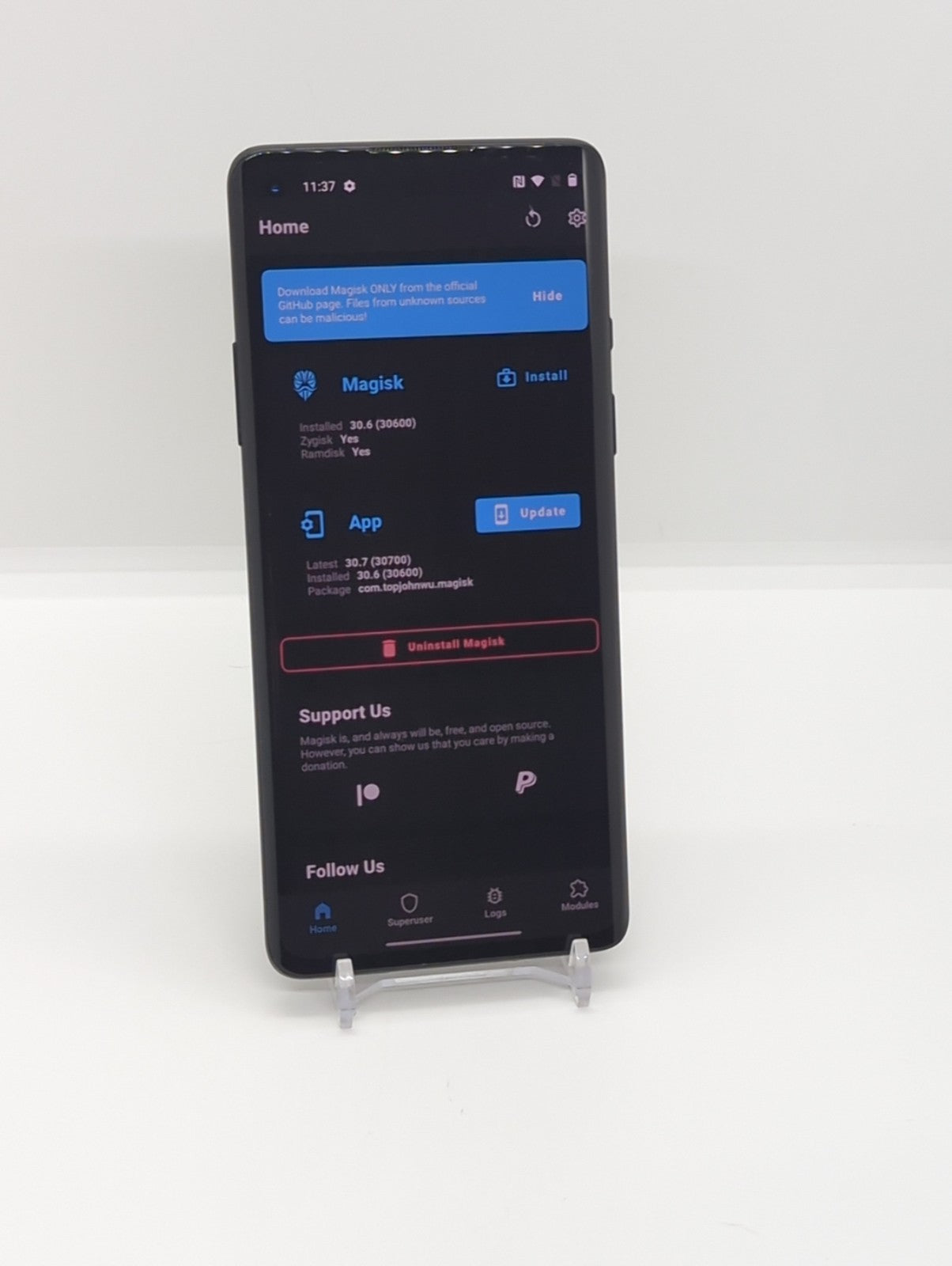OnePlus 8 128GB Rooted LSPosed Framework 8GB RAM Unlocked Android 11 Smartphone