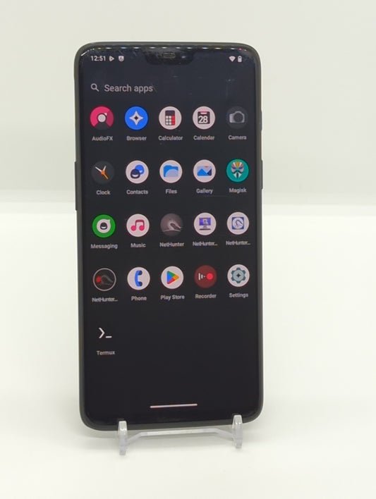 OnePlus 6 128GB Rooted LineageOS Kali Nethunter UNL Smartphone 8GB RAM Dual Sim