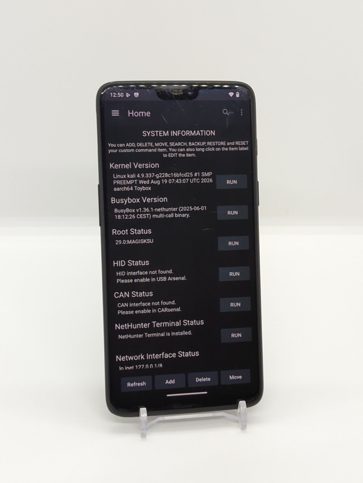 OnePlus 6 128GB Rooted LineageOS Kali Nethunter UNL Smartphone 8GB RAM Dual Sim
