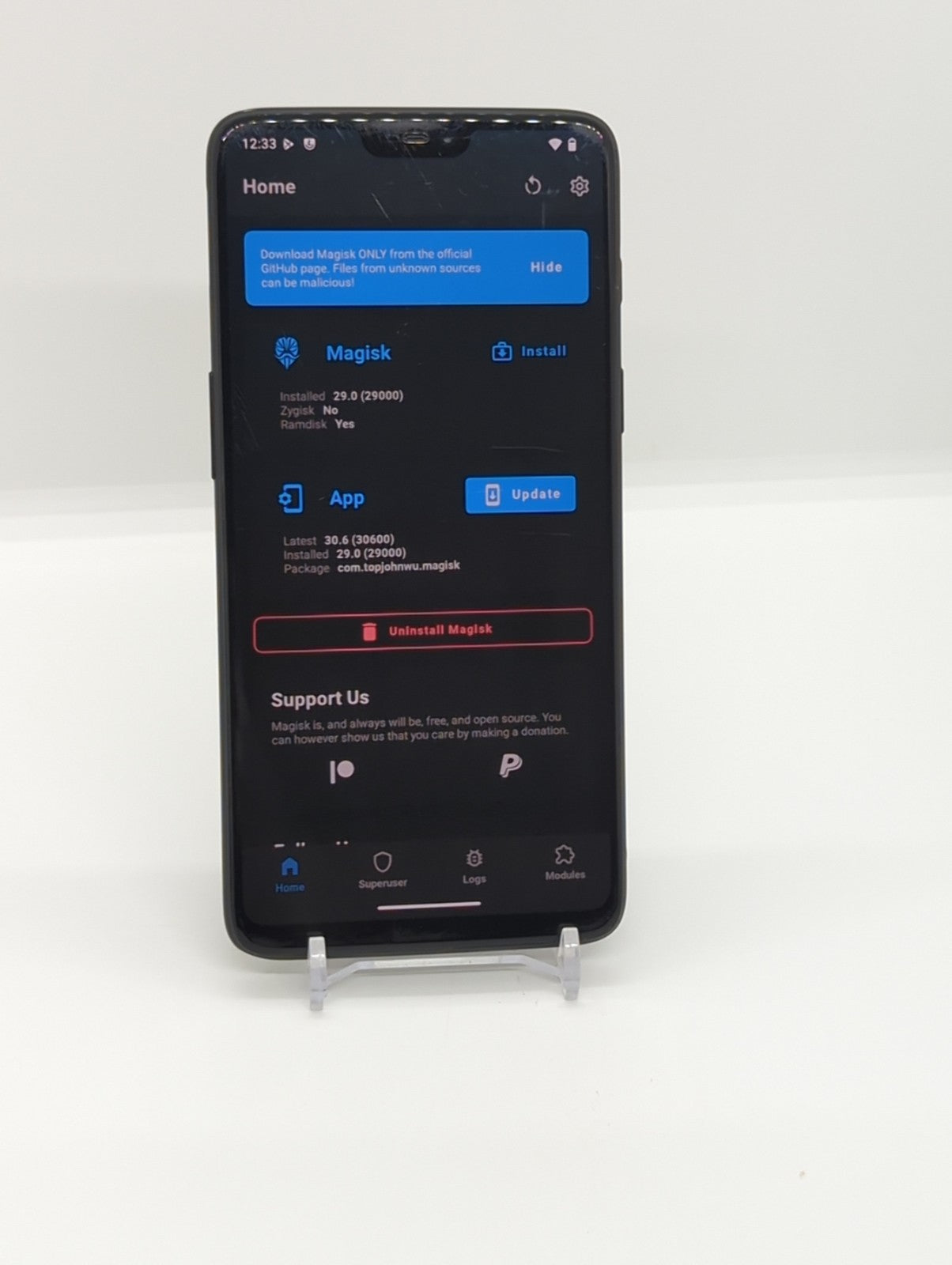 OnePlus 6 128GB Rooted LineageOS Kali Nethunter UNL Smartphone 8GB RAM Dual Sim
