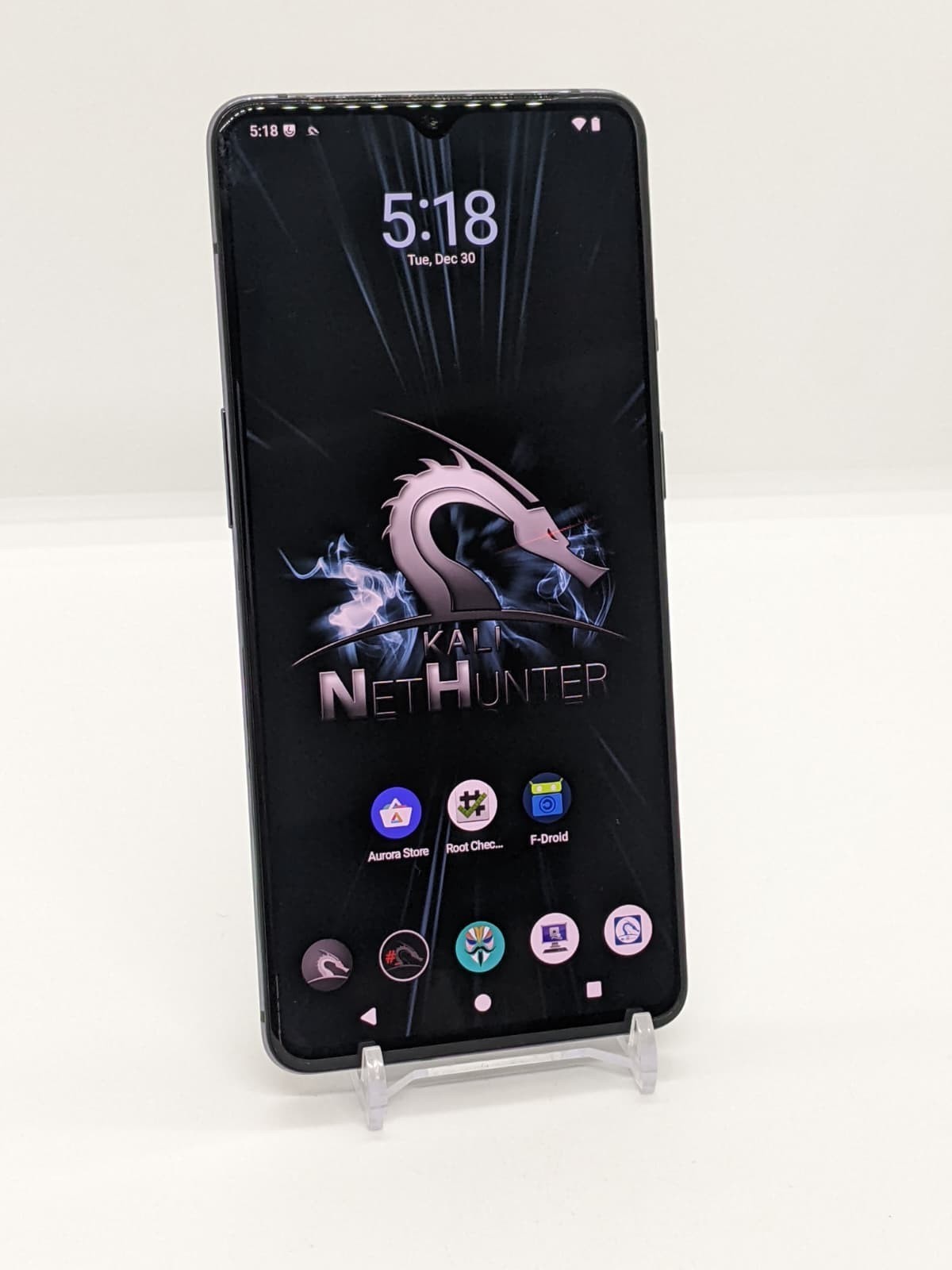 Degoogled OnePlus 7T 128GB Rooted Lineage OS Kali NetHunter 8GB RAM HD1901 Silve