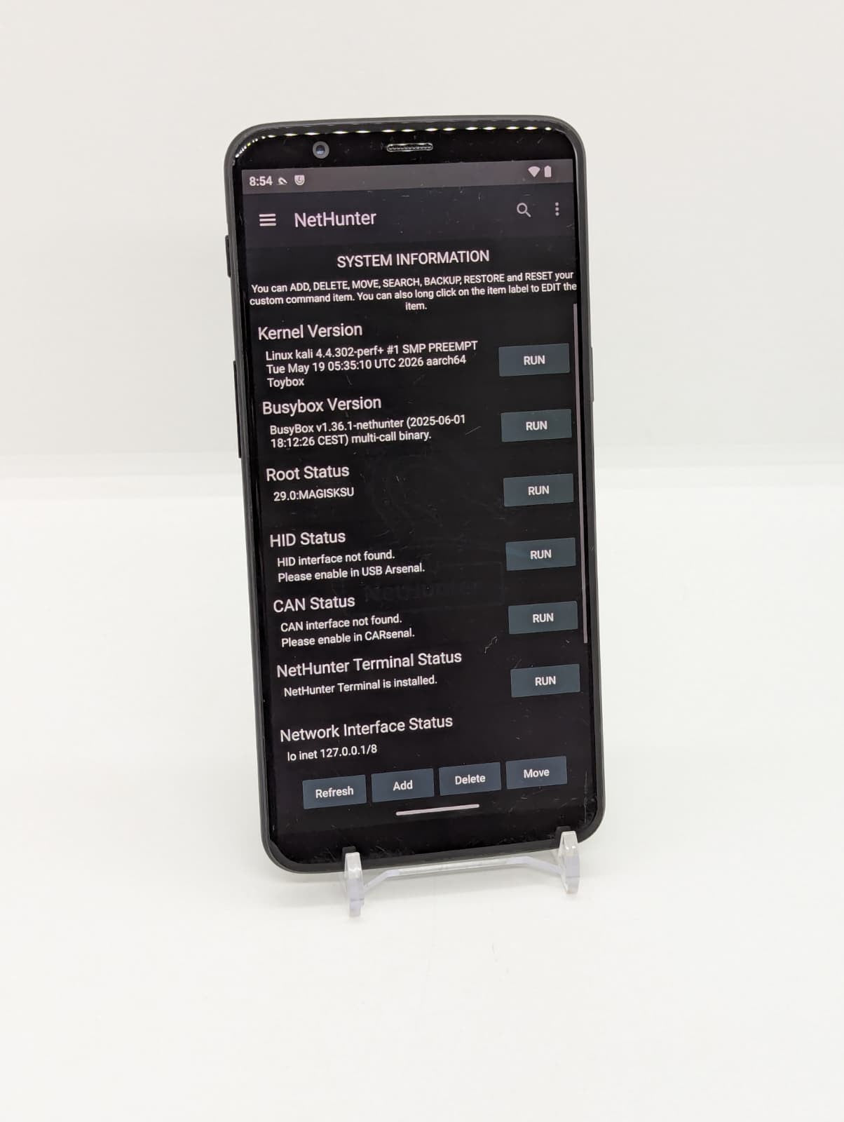 Degoogled OnePlus 5T 64GB 6GB RAM Rooted LineageOS Kali Nethunter Device A5010