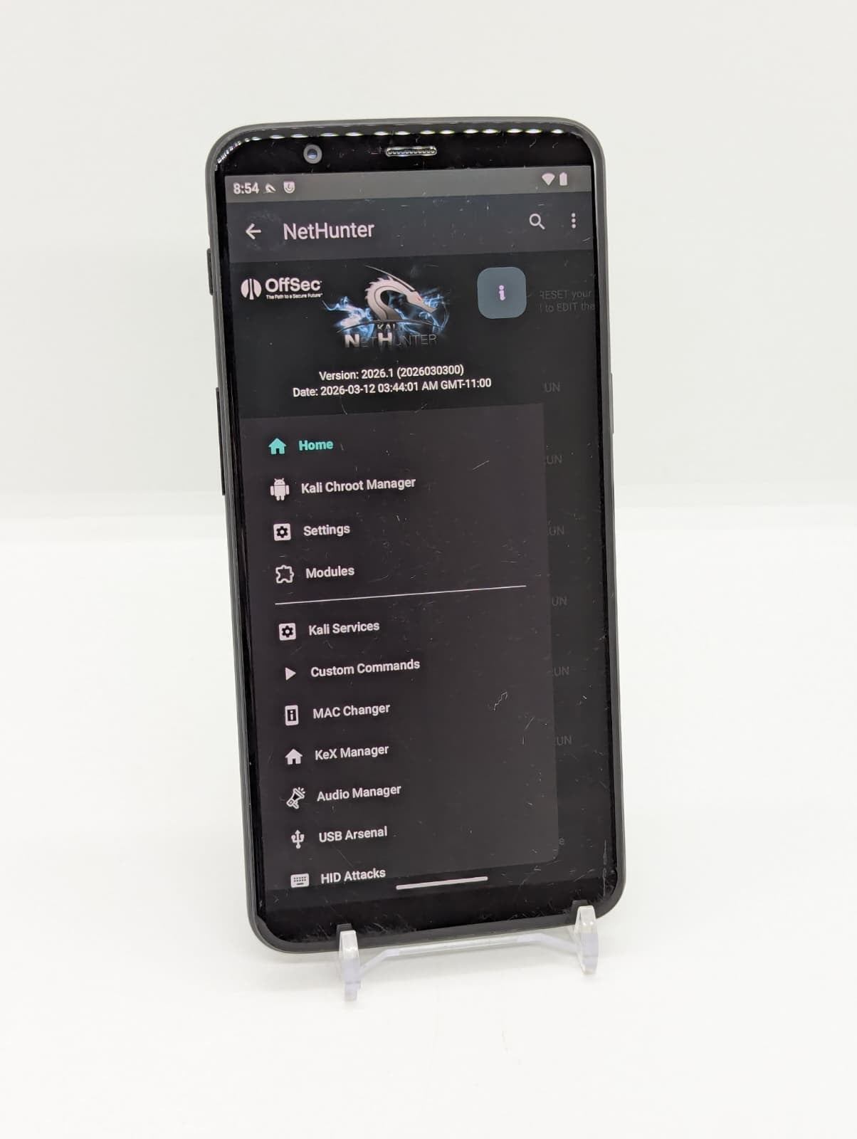 Degoogled OnePlus 5T 64GB 6GB RAM Rooted LineageOS Kali Nethunter Device A5010