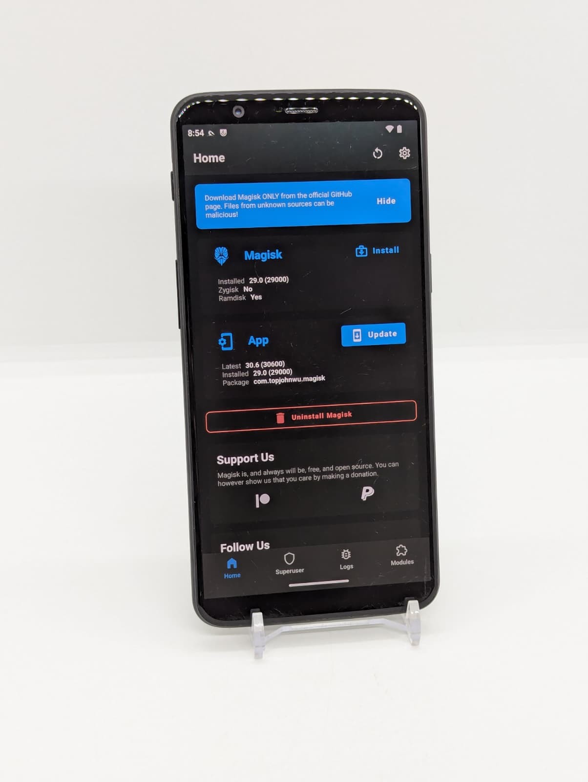 Degoogled OnePlus 5T 64GB 6GB RAM Rooted LineageOS Kali Nethunter Device A5010