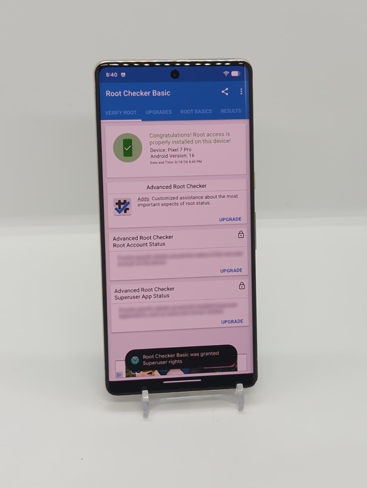 Google Pixel 7 Pro 128GB Magisk Rooted LSPosed LineageOS Smartphone 12GB RAM Haz