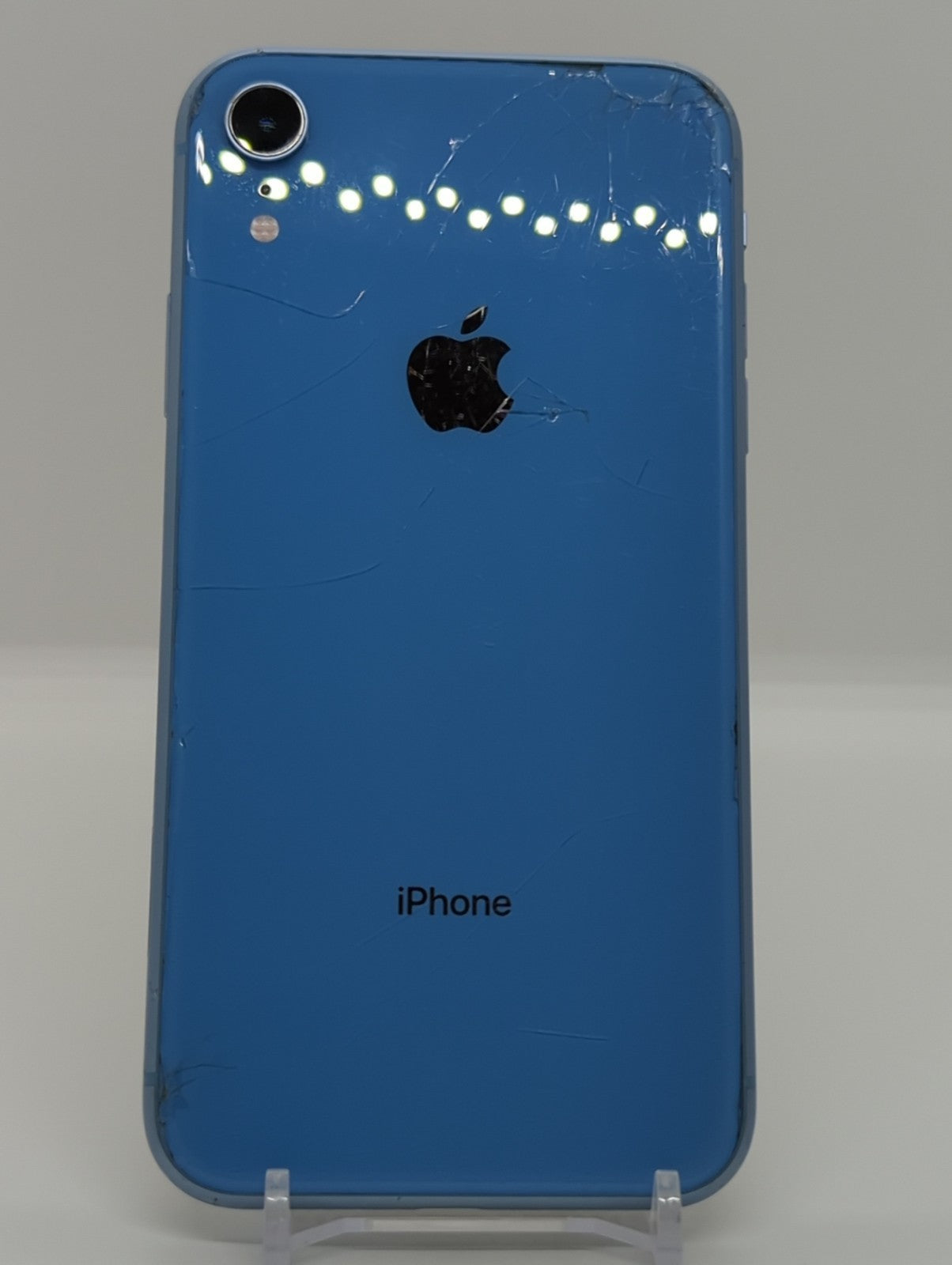 Apple iPhone XR 64GB Factory Unlocked Blue Smartphone A1984 FOR PARTS WORKS