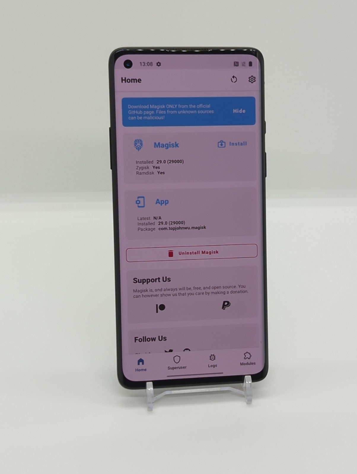 OnePlus 8 128GB Unlocked Rooted LSPosed Framework 8GB RAM Android Smartphone
