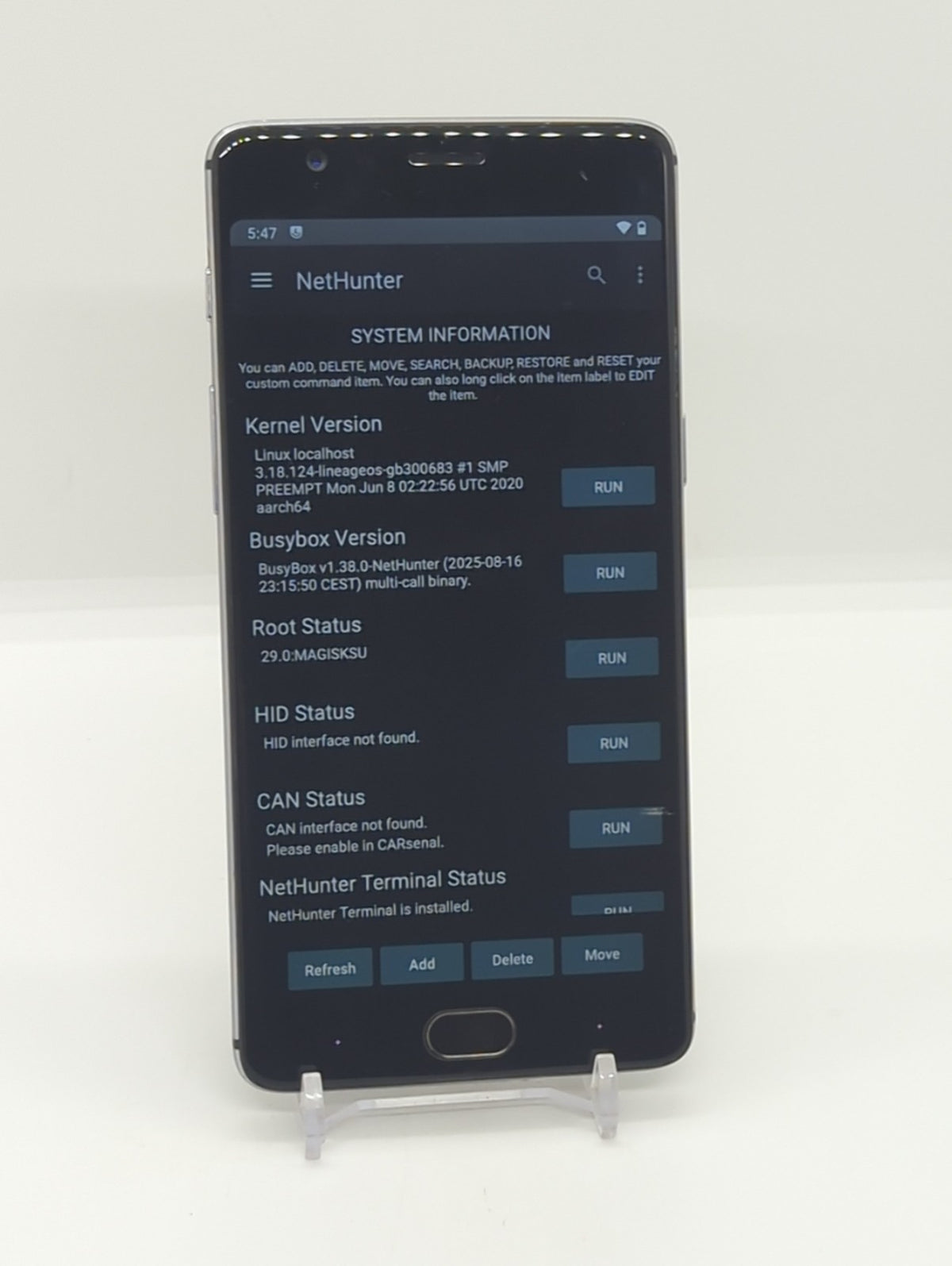 OnePlus 3 64GB 6GB RAM Degoogled Rooted LineageOS Kali Nethunter Device A3000
